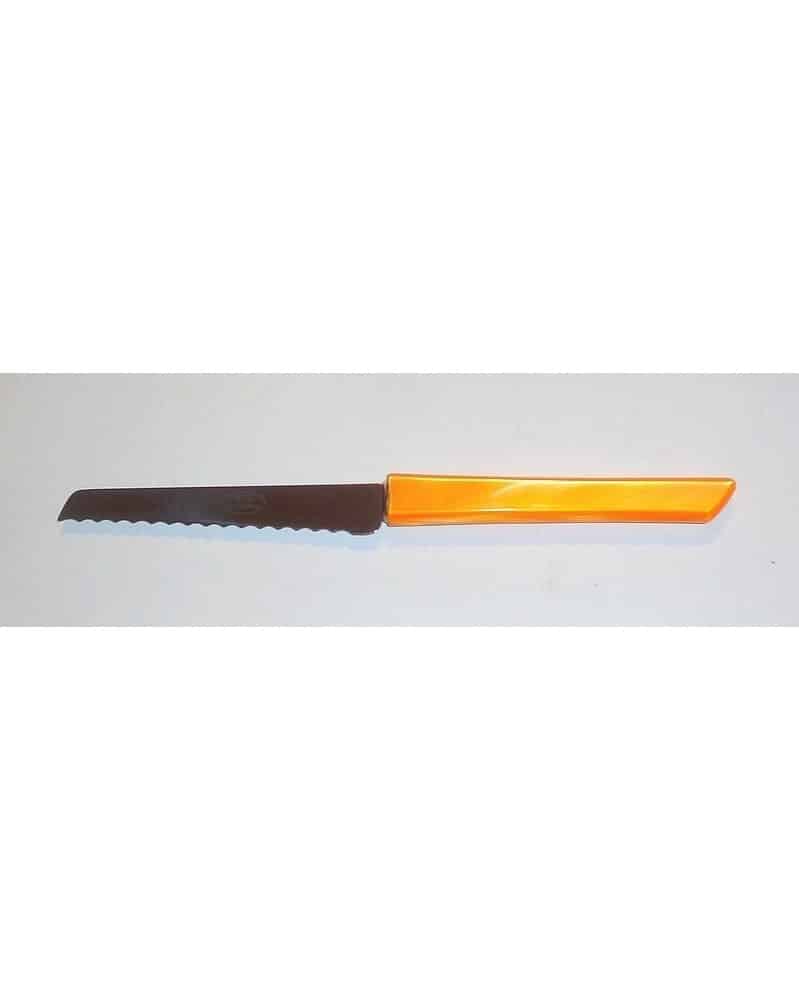 Couteau à Baguette , manche plexi orange LES ACCESSOIRES