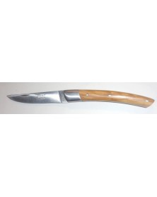 Couteau Le Thiers® manche en olivier, Fermant. 11 cm à mitre inox COUTEAUX FERMANTS