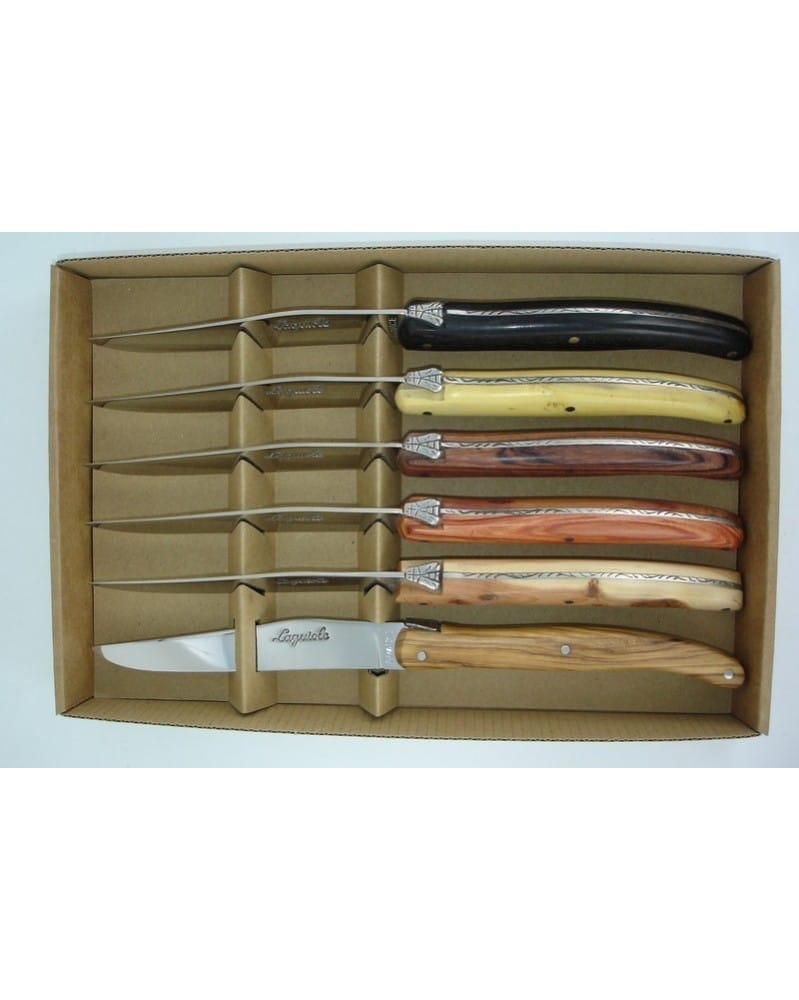 Coffret Laguiole, 6 bois differents LAGUIOLE PAR BJB Coffret Laguiole, 6 bois differents LAGUIOLE PAR BJB