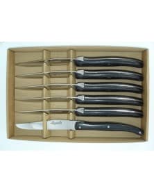 Coffret Laguiole, manche en bois d' ebene LAGUIOLE PAR BJB