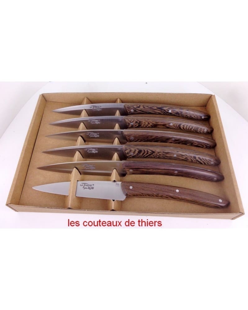 Coffret Le THIERS®, "campagne",manche en bois de wenge LE THIERS PAR BJB